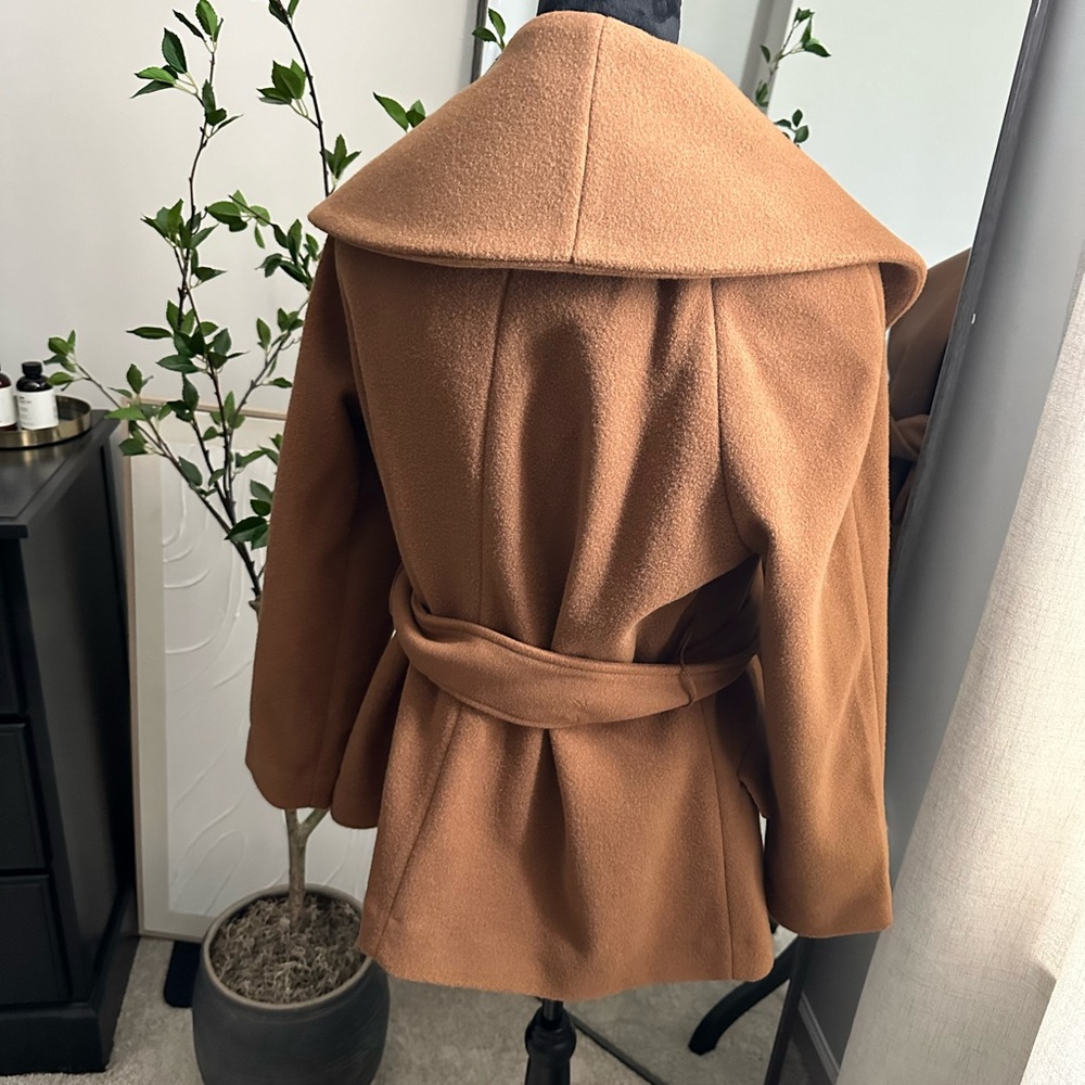 NWT. Express Shawl neck wrap coat. - Picture 6 of 9